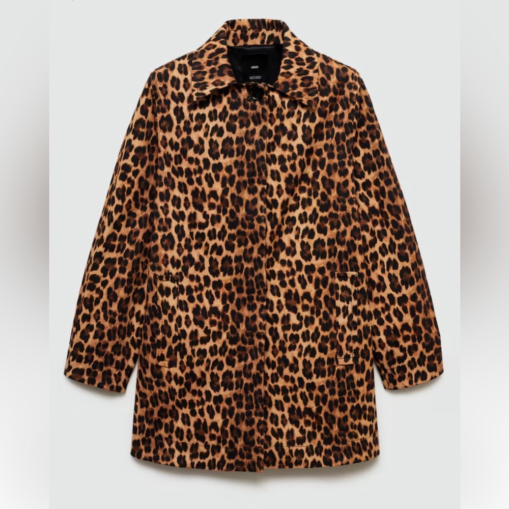Mango Leopard Coat
